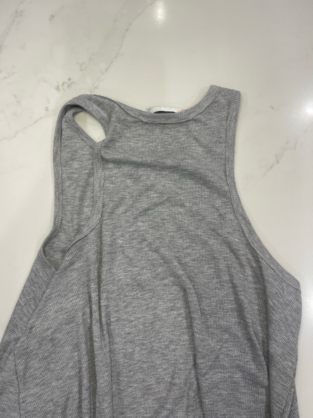 FP Beach Gray Ribbed Tank Cover Up - Picture 10 of 13